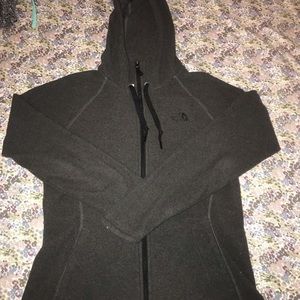 The North Face fleece hoodie jacket